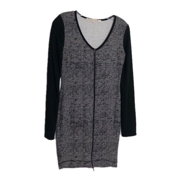 RACHEL Rachel Roy Dresses & Skirts - Rachel Rachel Roy Black White Zipper Tunic Dress M